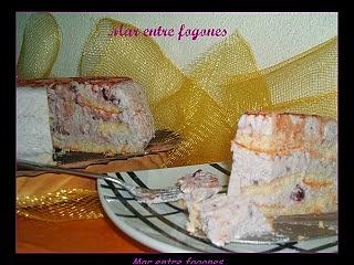 Tiramisú de arándanos