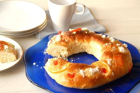 Roscón de reyes sin masa madre con Thermomix