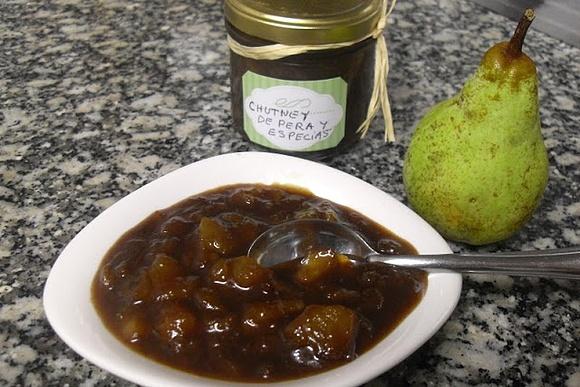 Chutney de peras y especias