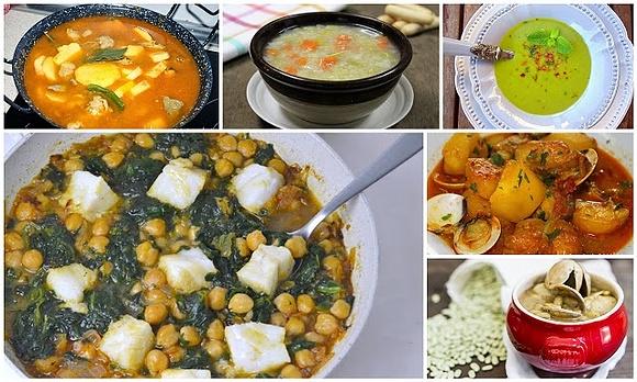 Seis platos de cuchara reconfortantes