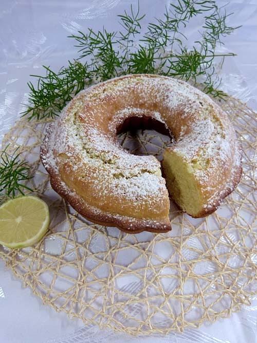 Budín italiano de crema y limón