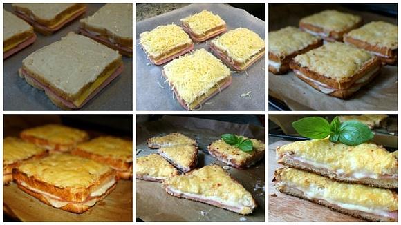 Sándwich croque monsieur fácil y rápido