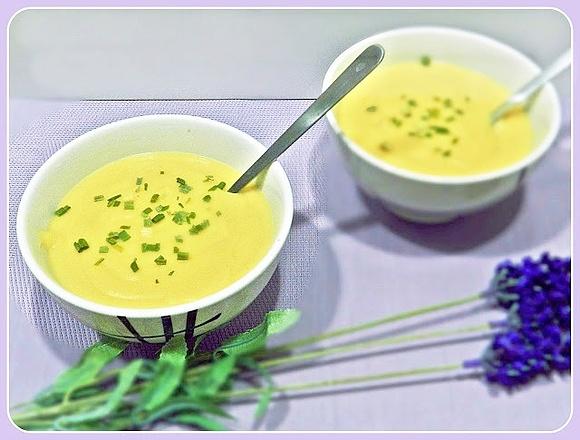 Crema de patata y surimi