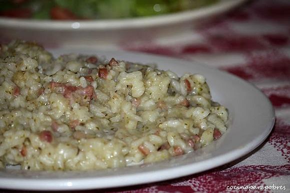 Risotto de coliflor y brócoli
