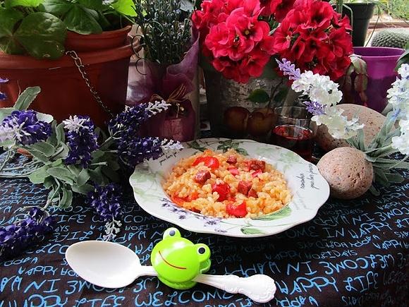 Arroz con chorizo