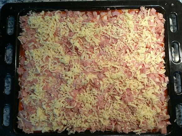 Pizza de Jamón y Queso 