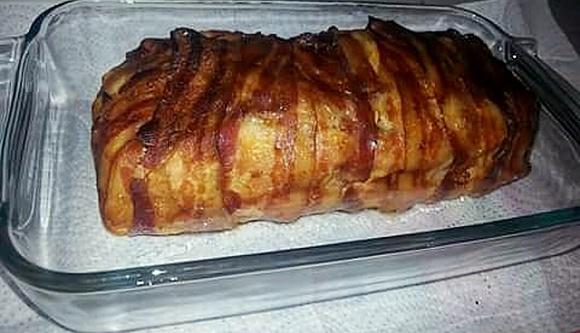 Pastel de pollo y bacon