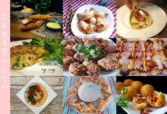 Cenas en 30 minutos: 9 recetas rápidas y deliciosas