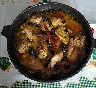 Pollo a la canela