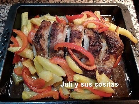 Lomo de cerdo al horno