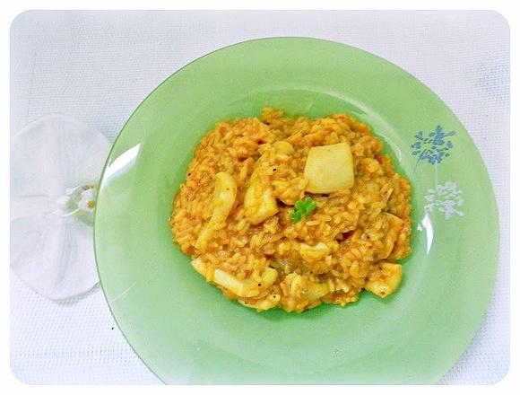 Arroz con sepia