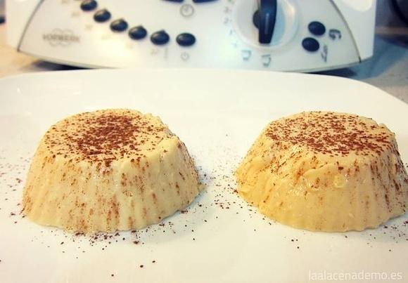 Pannacotta de turrón de jijona con thermomix