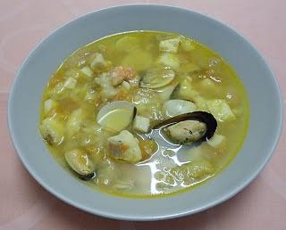 Sopa de mariscos