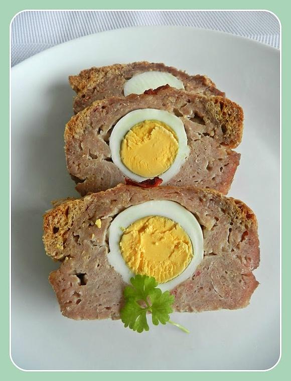 Pastel de pollo relleno