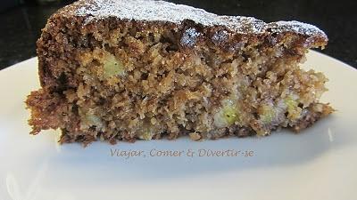 Bolo de aveia e côco