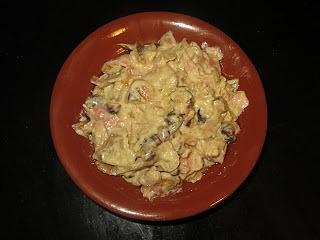 Setas a la carbonara