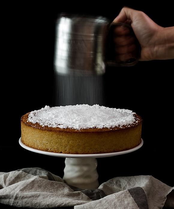 Bolo de aipim, cocos de mandioca