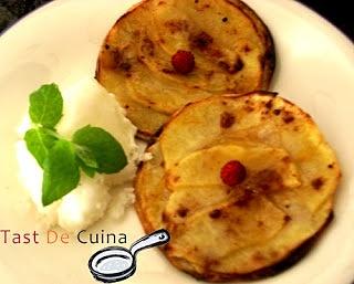 Mini tarta de manzana rápida
