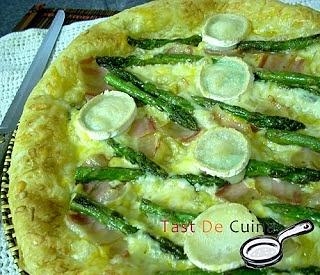 Tarta de espárragos