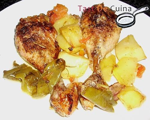Pernilets de pollastre al forn