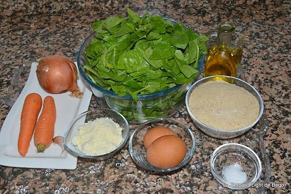 Medallones de espinacas con queso