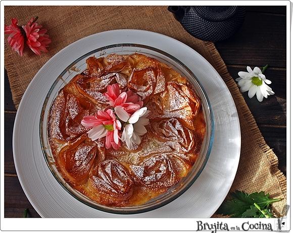 Pastel de leche rizada