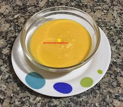 Crema de calabaza en thermomix