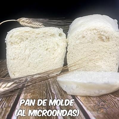 Pan de molde blanco al microondas