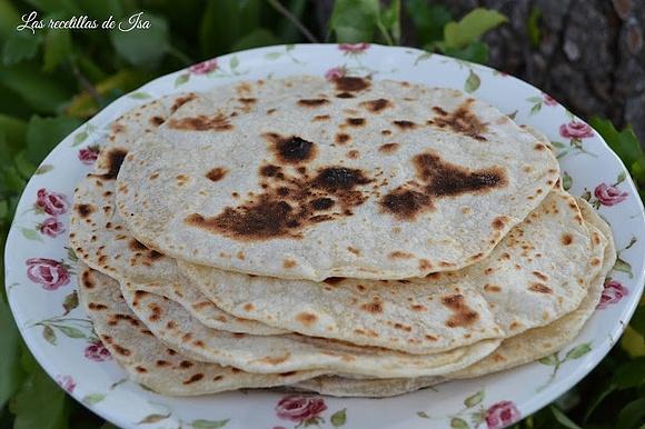 Tortillas de harina de trigo