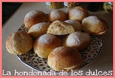 Bollos de mantequilla típicos de Bilbao