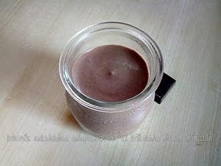 Natilla de chocolate