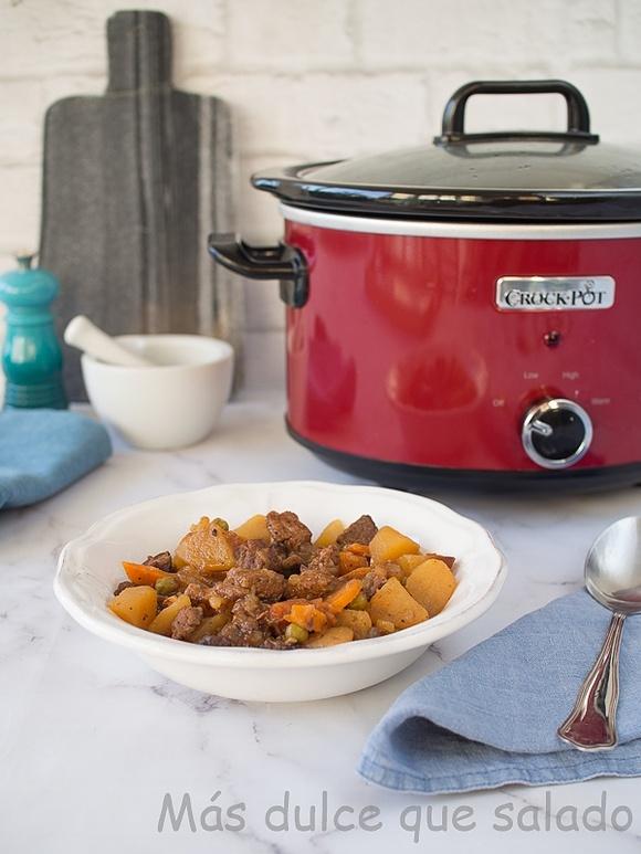Estofado de ternera en Crock-Pot