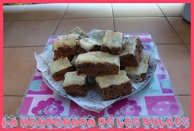 Superbrownie de maltessers y tres chocolates