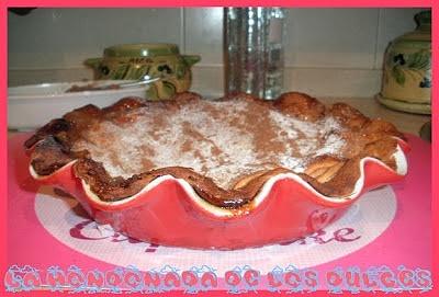 Pastel de manzana al estilo americano