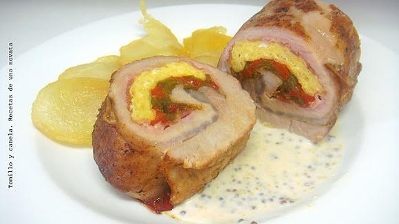Lomo de cerdo relleno