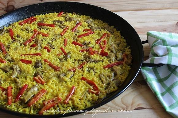 Arroz con presa ibérica