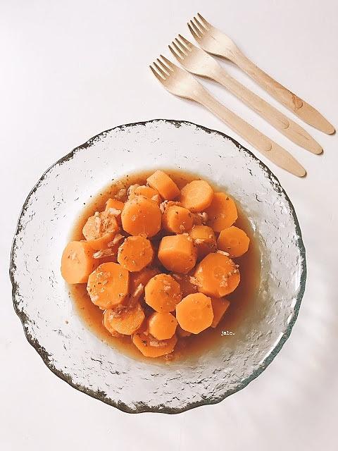 Zanahorias aliñadas, tapa típica de Cádiz