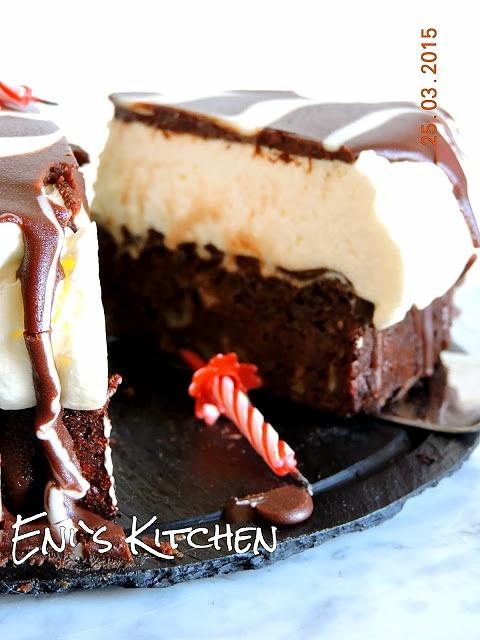 Tarta integral de calabacín y chocolate