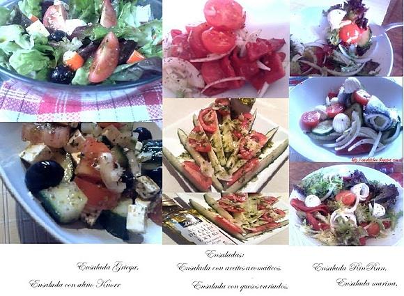 Ensaladas variadas