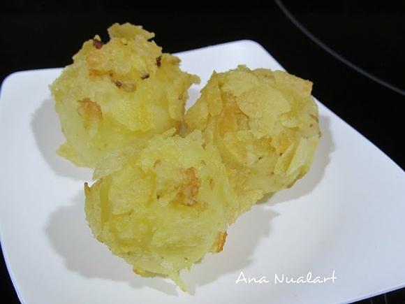 Bocaditos de patata con frutos secos