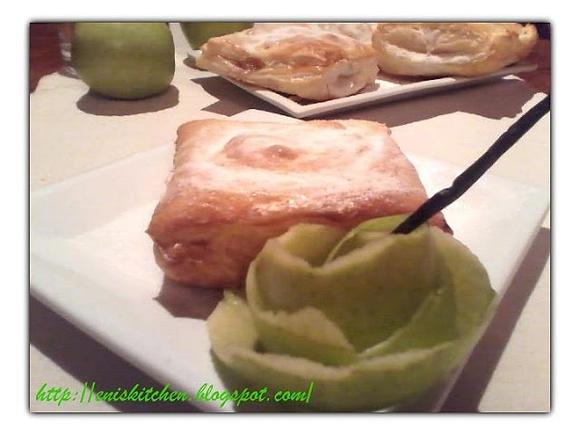 Tarta de manzana con masa de hojaldre