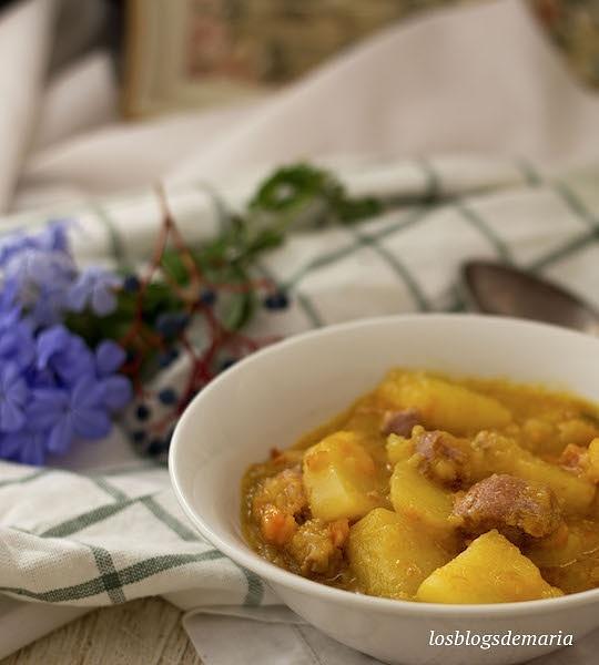 Guiso de patatas con pavo