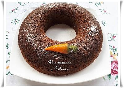Bizcocho de zanahoria y nueces