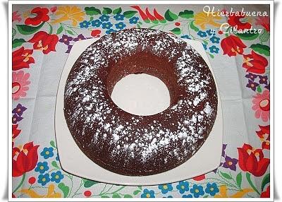 Bizcocho de chocolate en thermomix