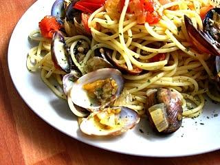 Spaguetti con almejas
