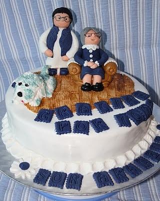 Tarta decorada para Sor Araceli