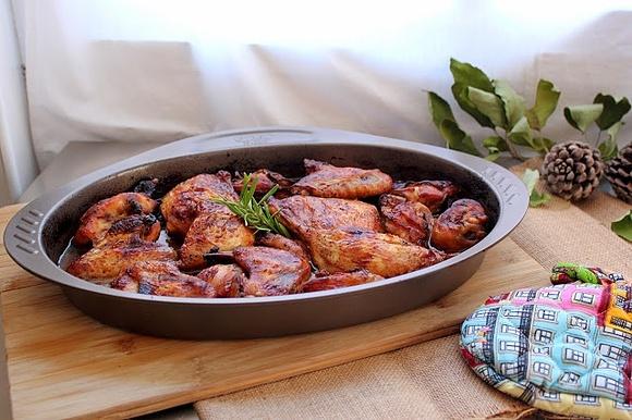 Pollo rustido al Pedro Ximénez