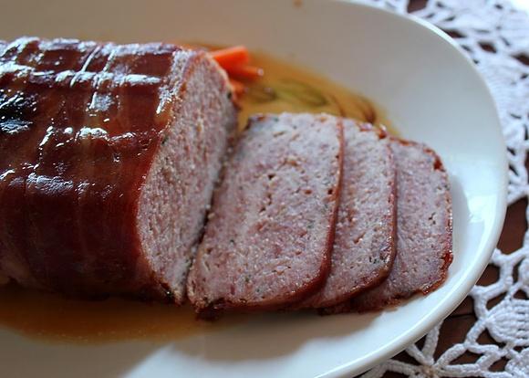 Pastel de carne sin huevo