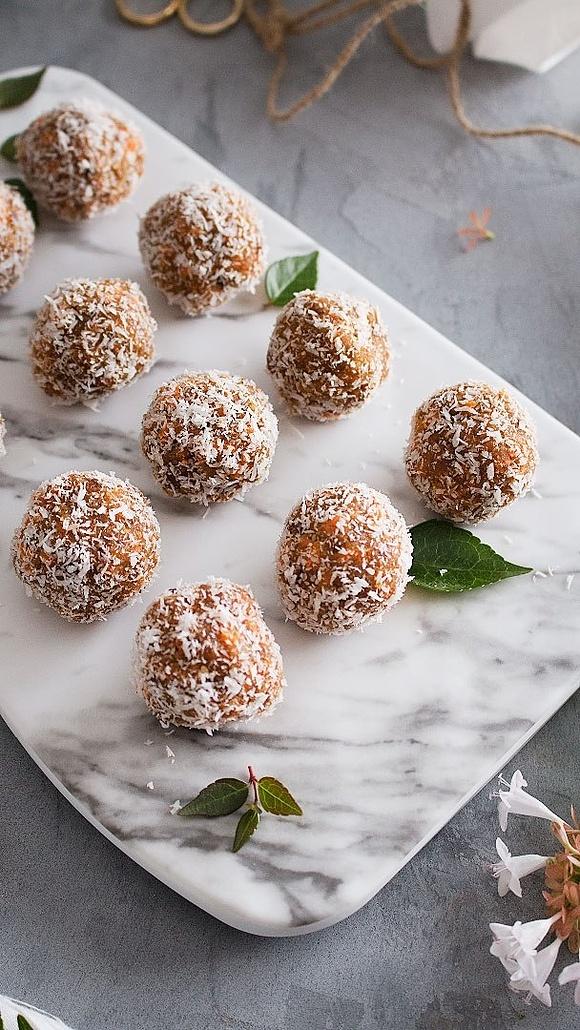 Trufas de Carrot Cake veganas