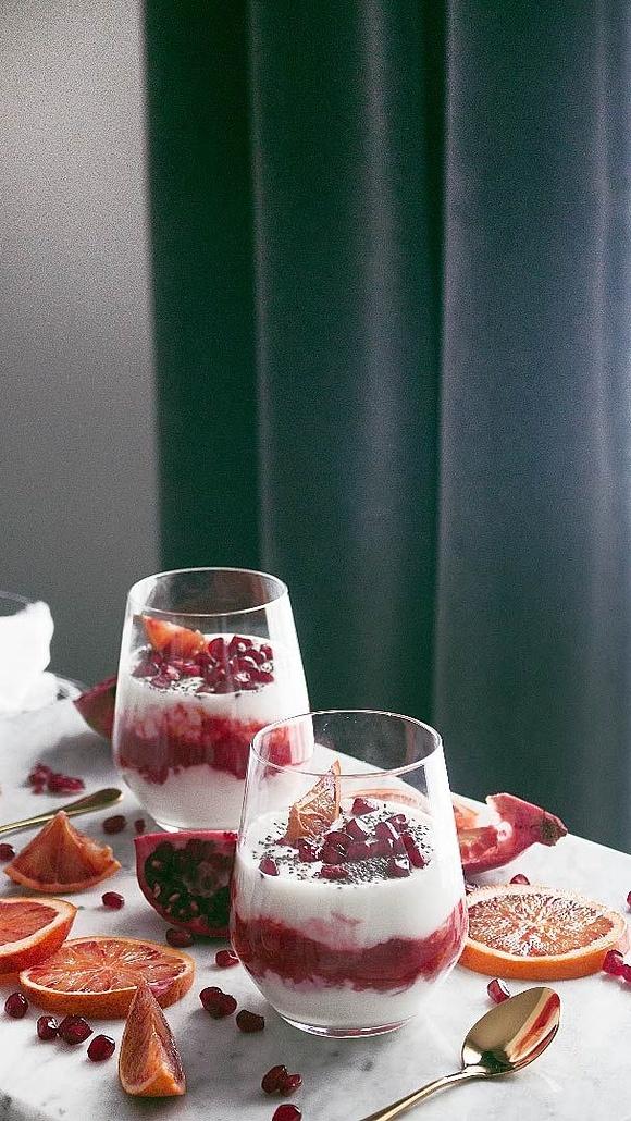 Orange Blood Parfait